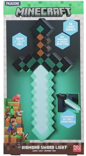 Paladone - Minecraft Diamond Sword Light - Lamper