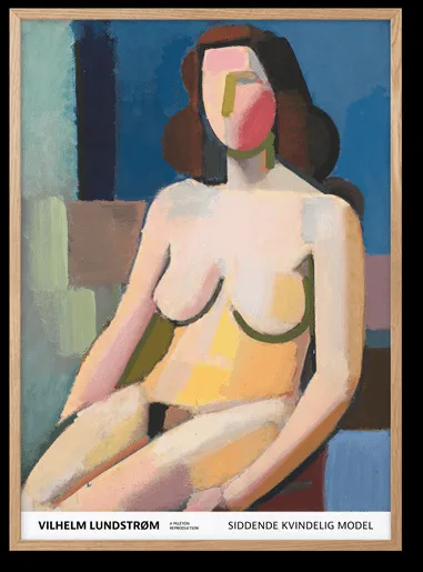Peléton Siddende Kvindelig Model, 1942 70x100 Plakat