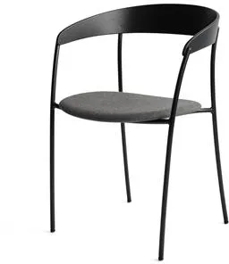 New Works Missing Spisebordsstol med Armlæn Sort Eg/Remix 3 163