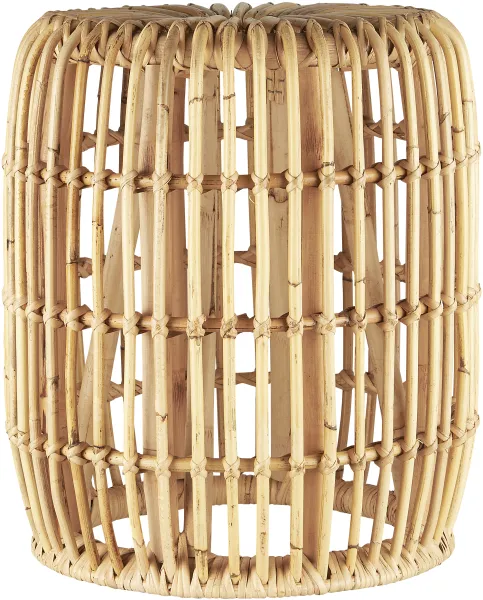 IB LAURSEN Taburet rund rattan